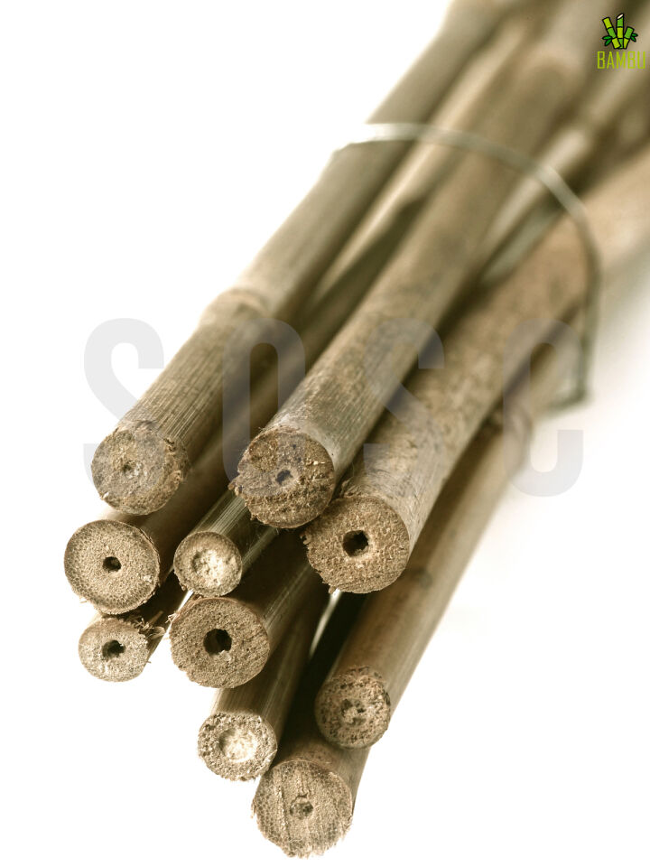 120 Cm Doğal Bambu Bitki Destek Çubuğu 10 Adet 5-10 mm